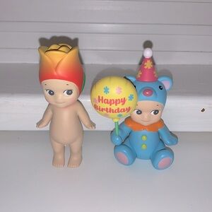 Sonny Angel naked baby set of 2 birthday angel and tulip angel.